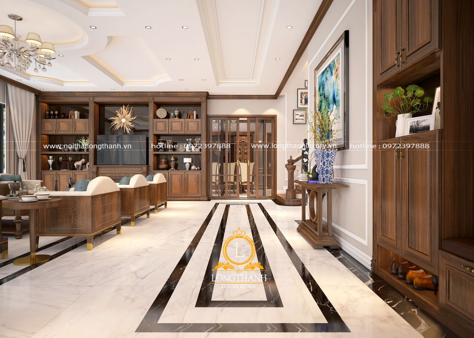 Lạ mắt với thiết kế phòng khách hiện đại