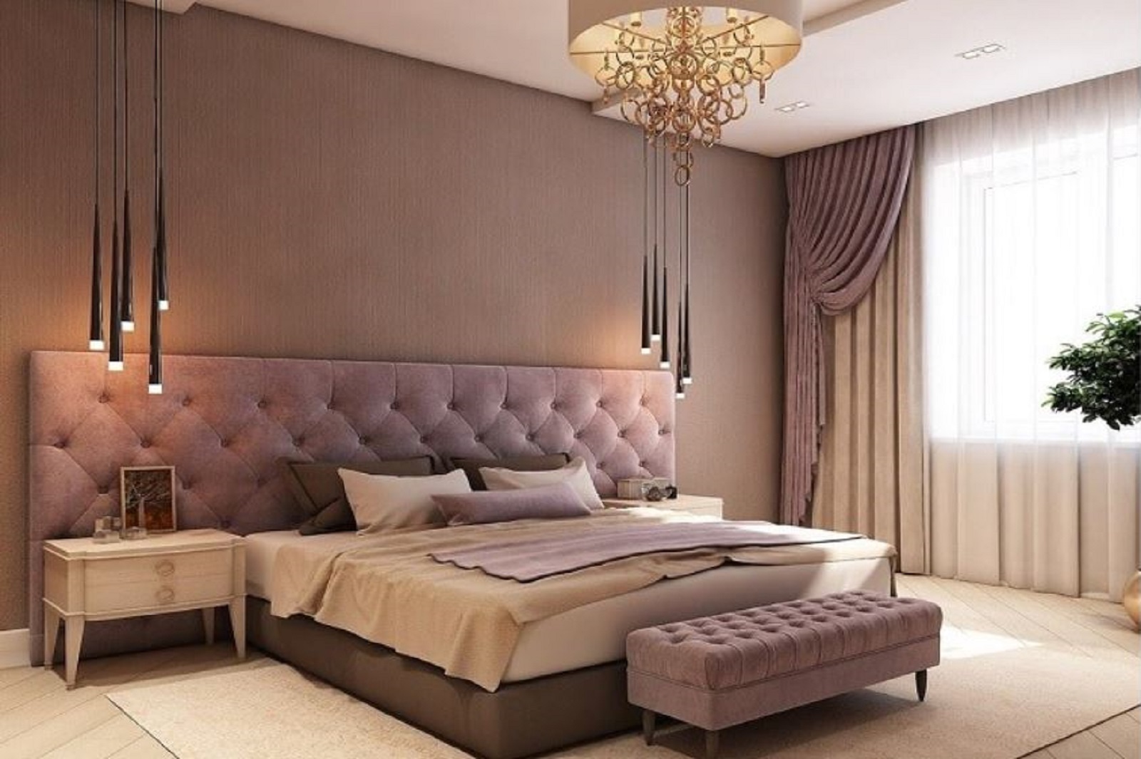 Ý tưởng thiết kế phòng ngủ gam màu hồng cho công chúa