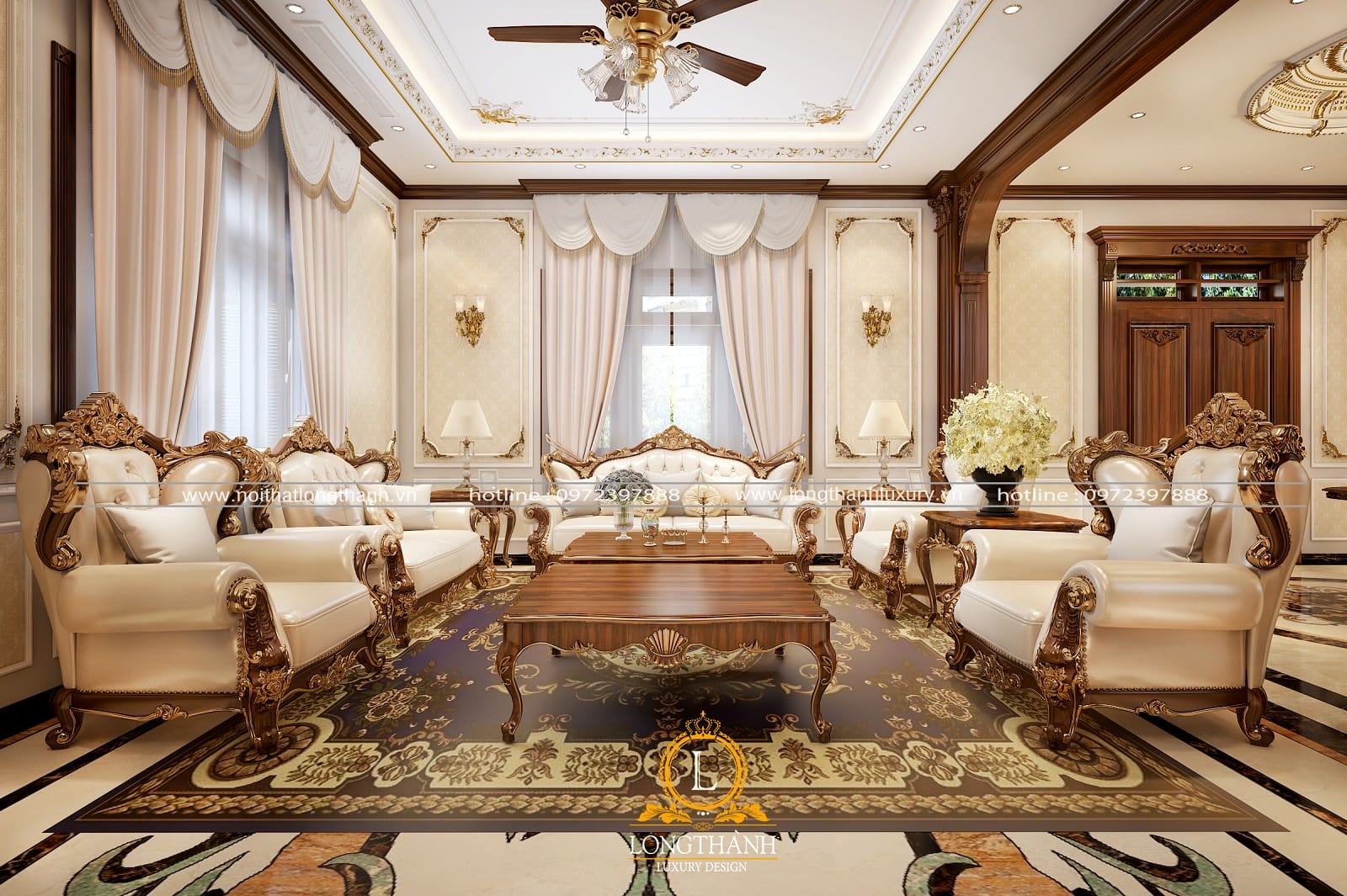 Các mẫu thiết kế sofa tân cổ điển đẳng cấp quý tộc, hoàng gia