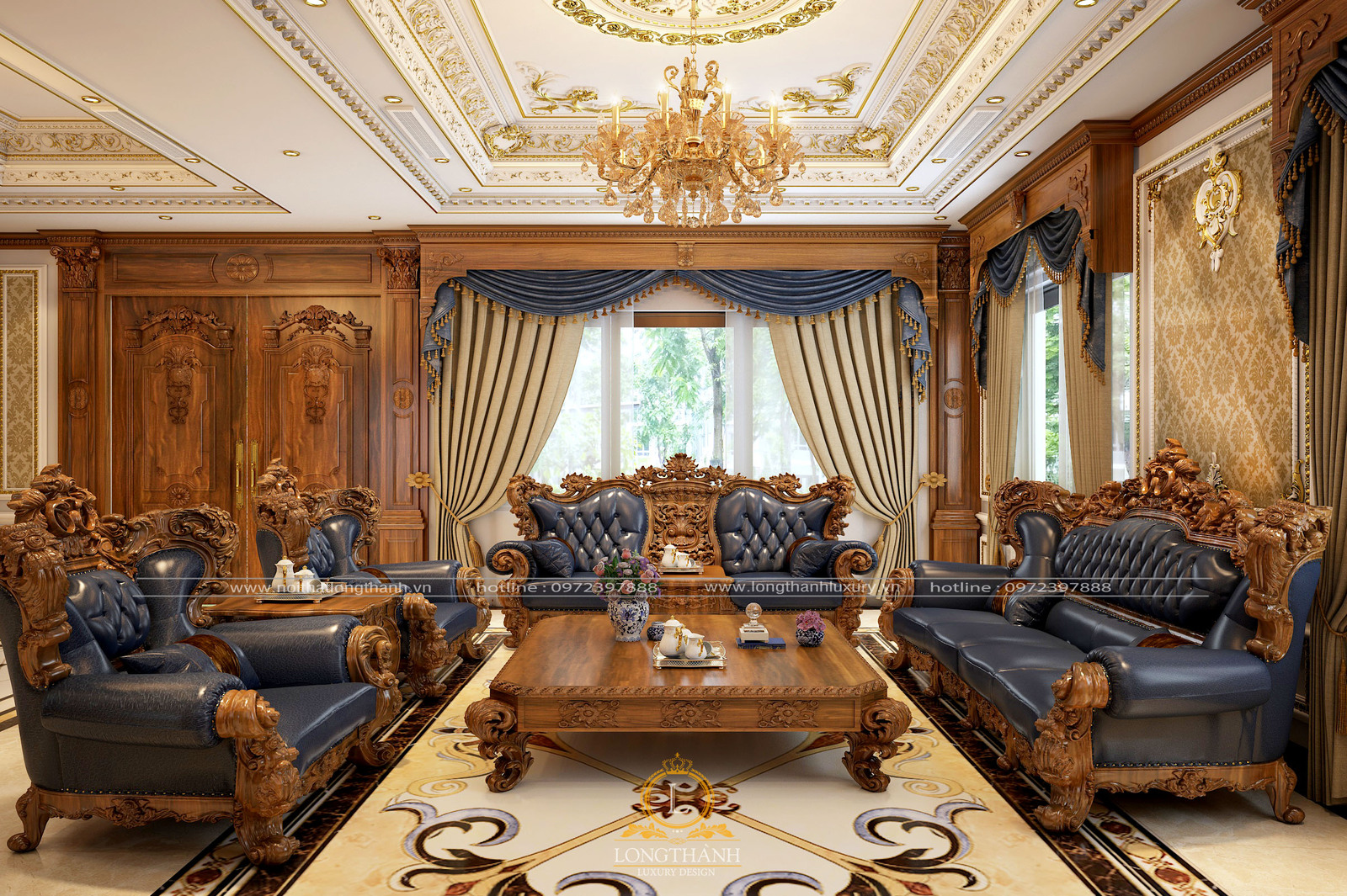 Các mẫu sofa tân cổ điển Châu Âu lộng lẫy, đậm chất hoàng gia