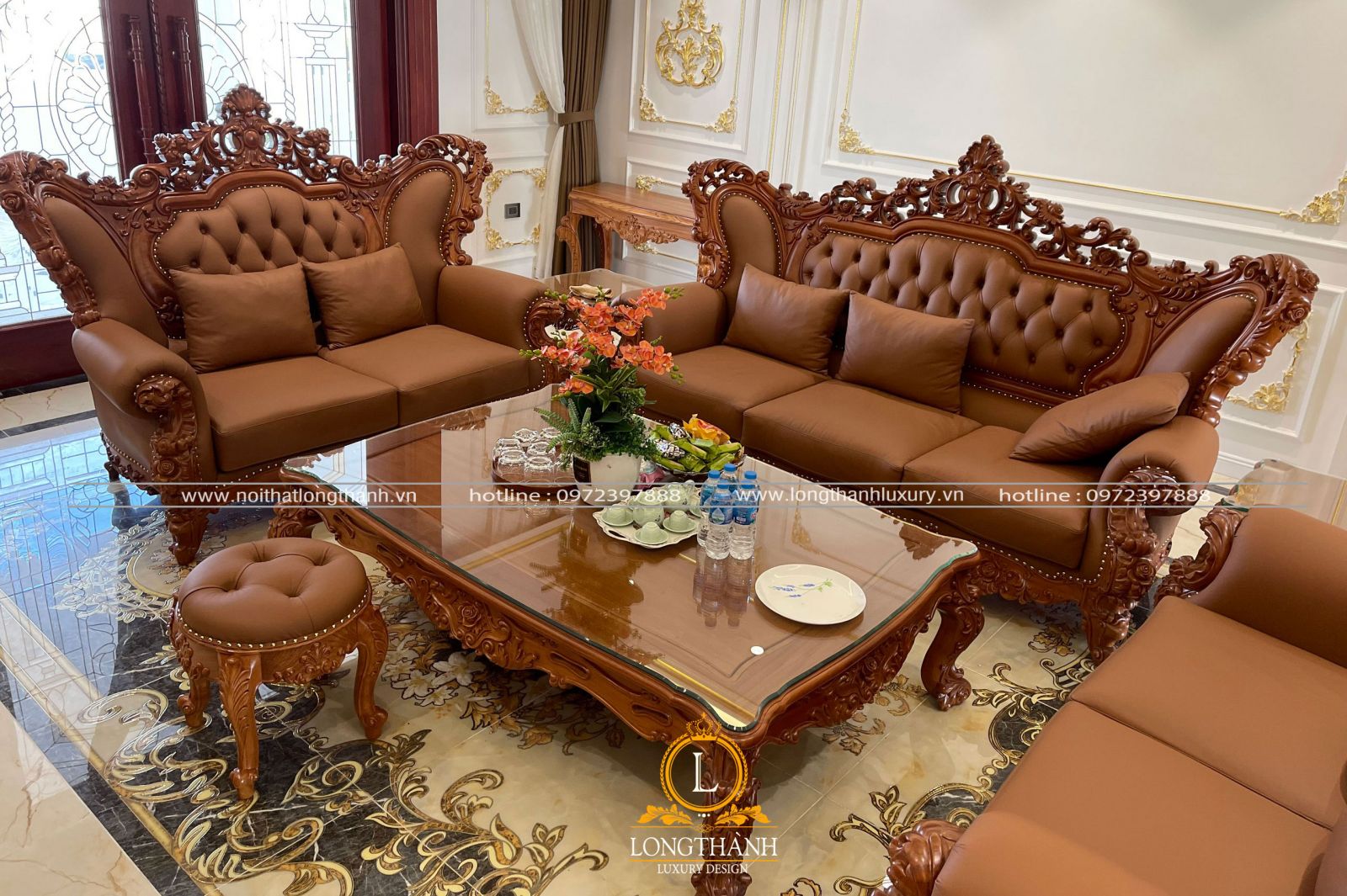 Bàn giao sofa tân cổ điển cho a Điệp - Móng Cái, Quảng Ninh