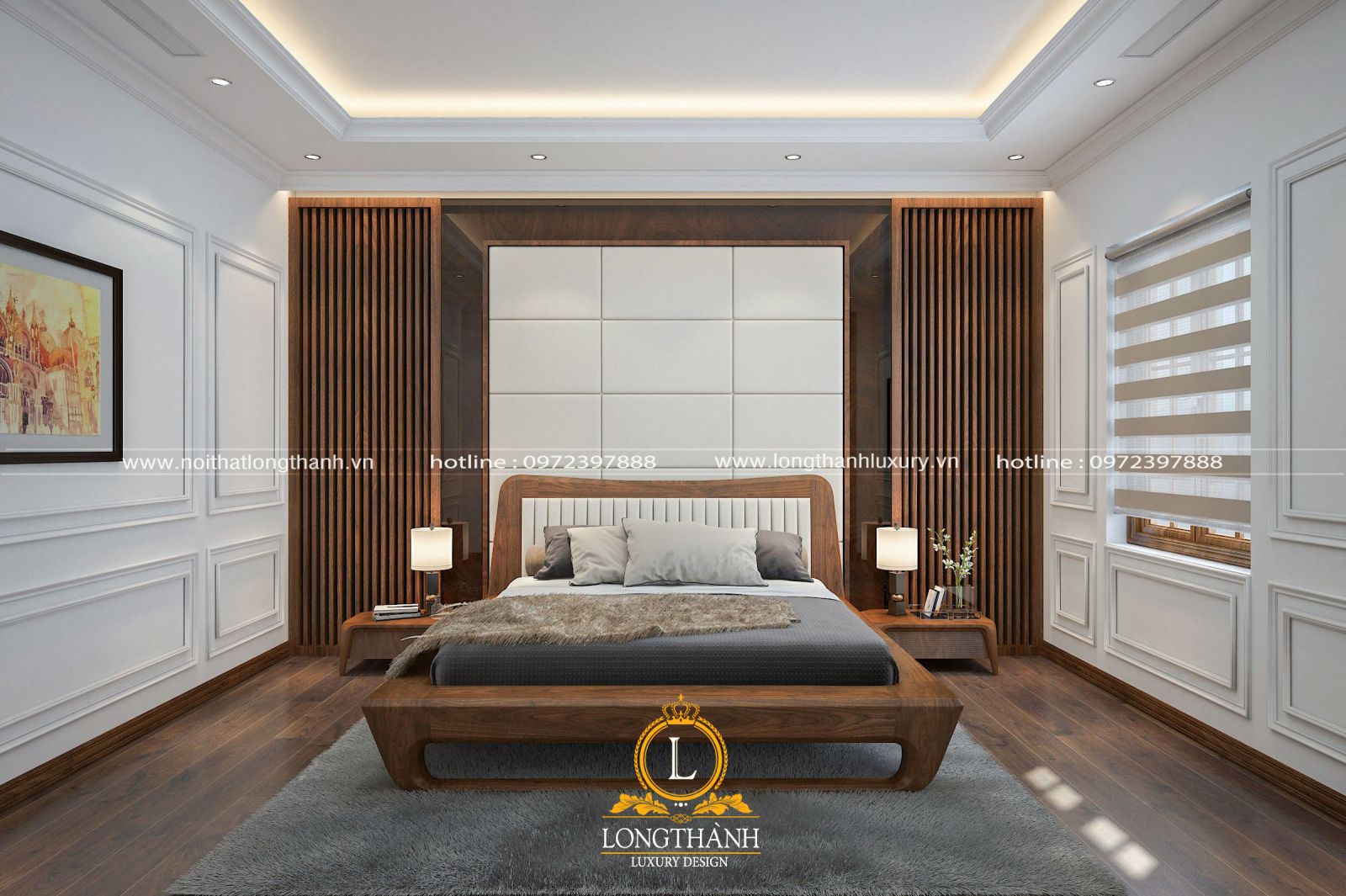 Mẫu phòng ngủ hiện đại được thiết kế phù hợp nhu cầu sử dụng