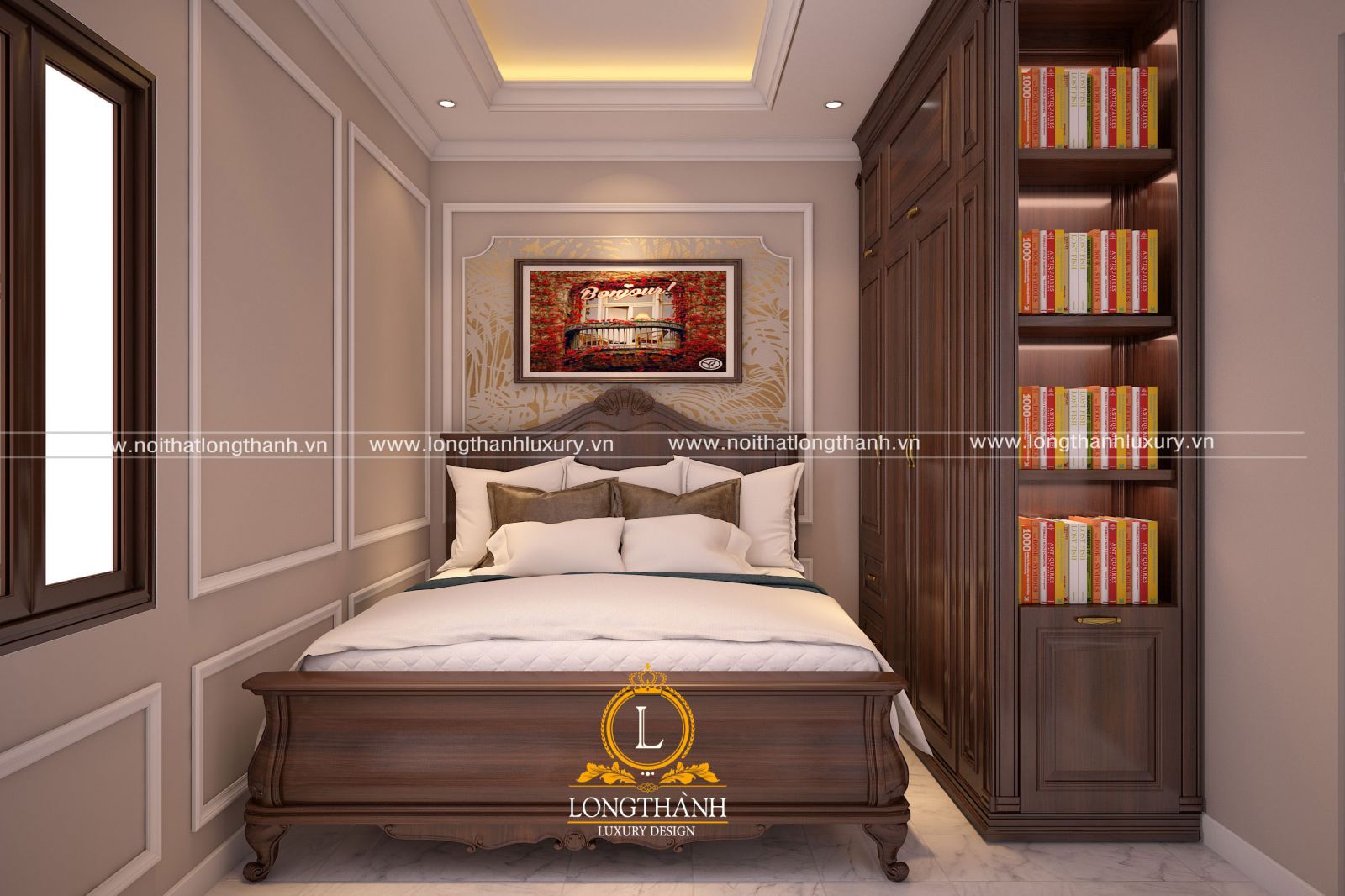 Đồ nội thất được thiết kế đa chức năng giúp căn phòng ngủ thêm ấn tượng