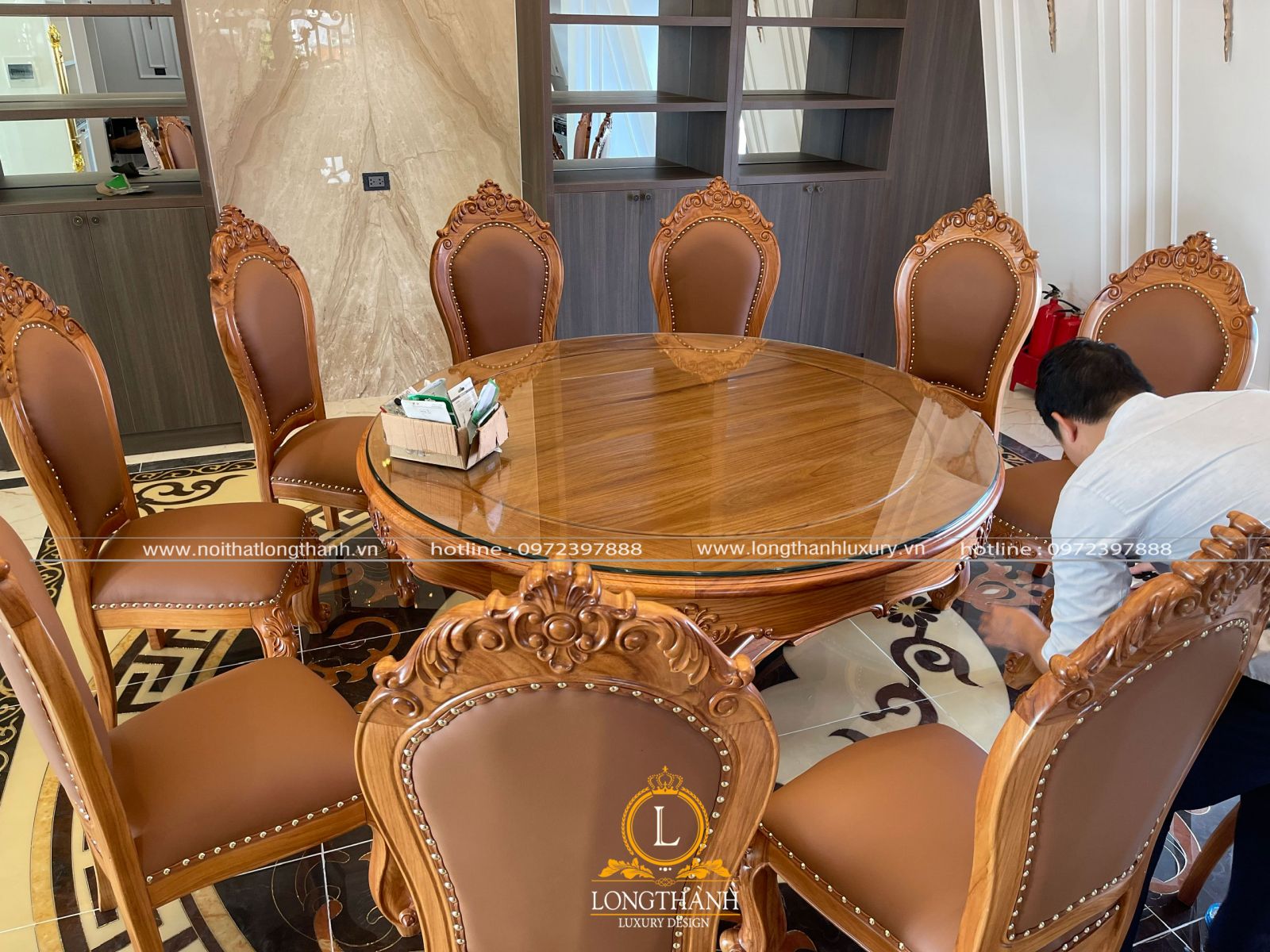 bàn ghế ăn tân cổ điển tại Thái Nguyên