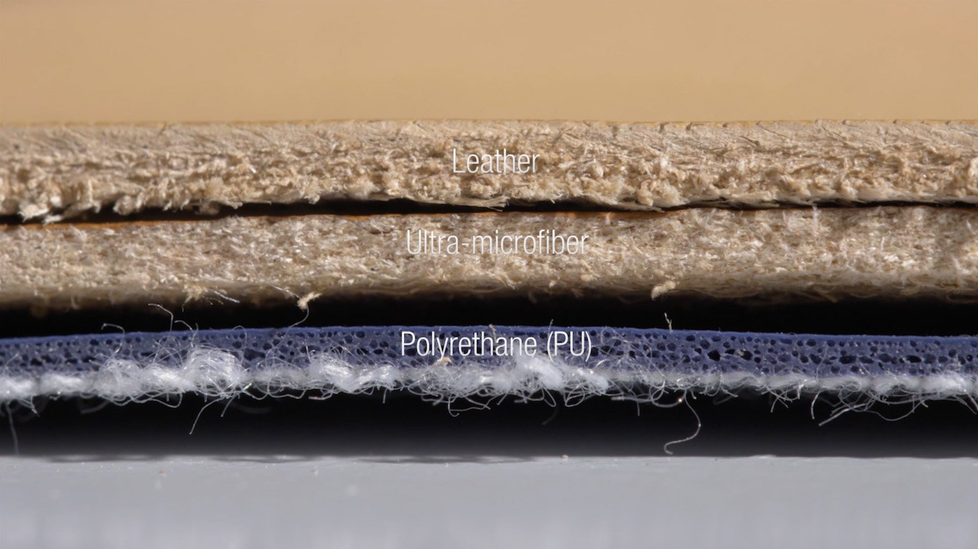 Da miccrofiber được làm từ rất nhiều các sợi vi mảnh kết hợp lại với nhau