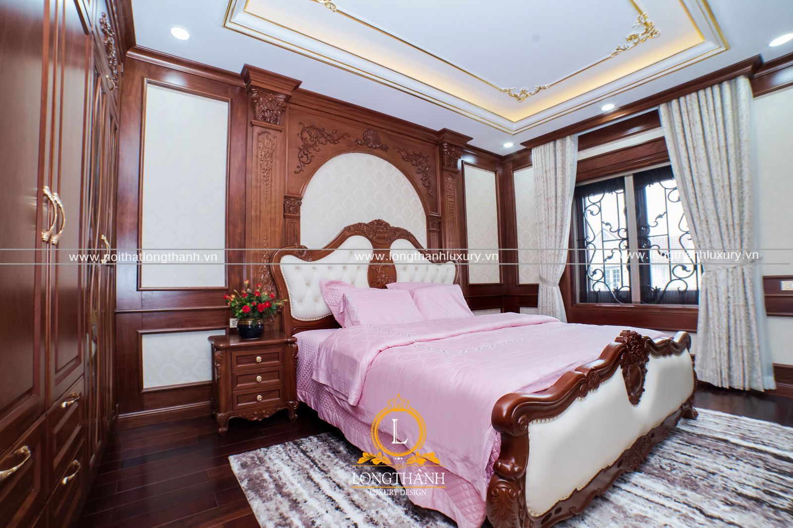 Giường ngủ tân cổ điển Móng Cái, Quảng Ninh