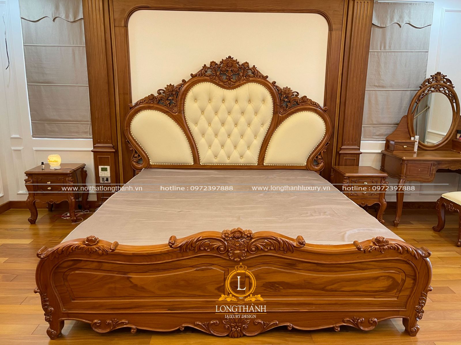 giường ngủ tân cổ điển tại Phú Thọ