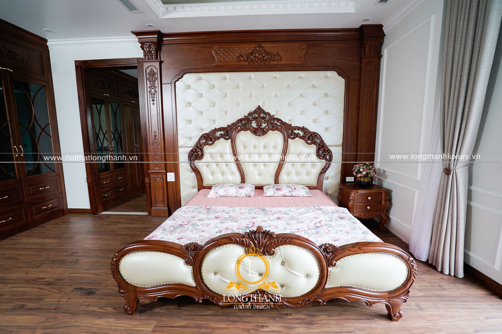 Giường ngủ tân cổ điển được thiết kế mới nhất