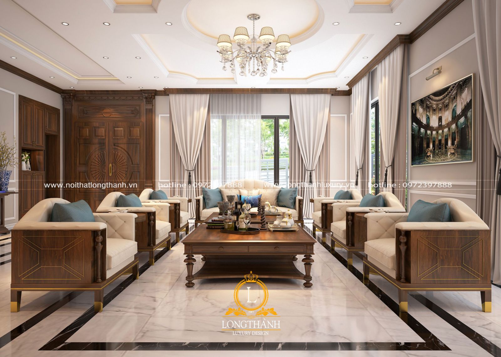 Lạ mắt với thiết kế nội thất phòng khách hiện đại