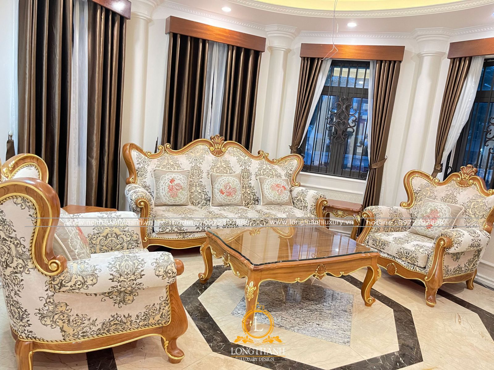 sofa tân cổ điển tại Hạ Long