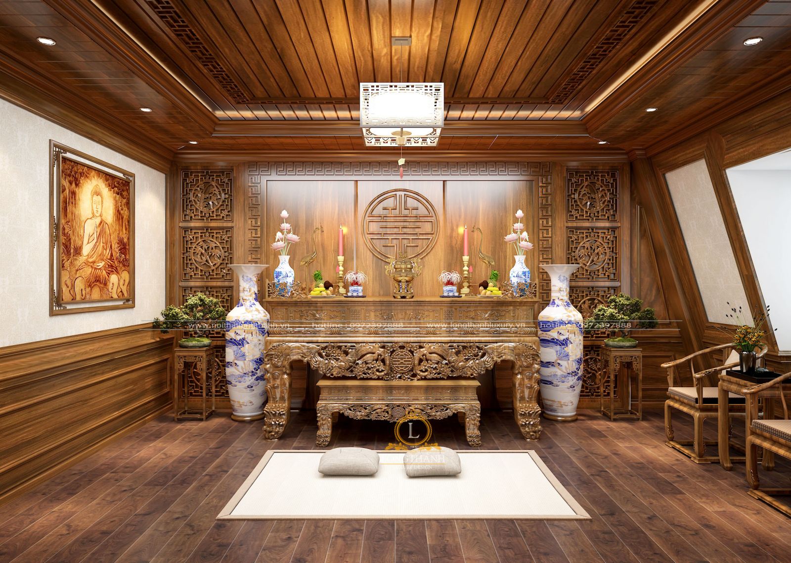 Thiết kế nội thất tân cổ điển cho căn góc tại khu đô thị Louis Hoàng Mai
